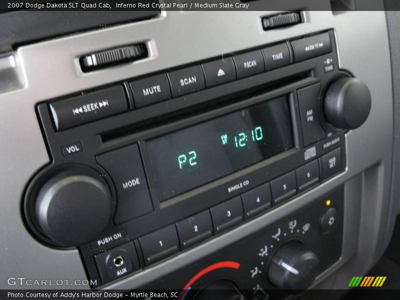 Inferno Red Crystal Pearl / Medium Slate Gray 2007 Dodge Dakota SLT Quad Cab