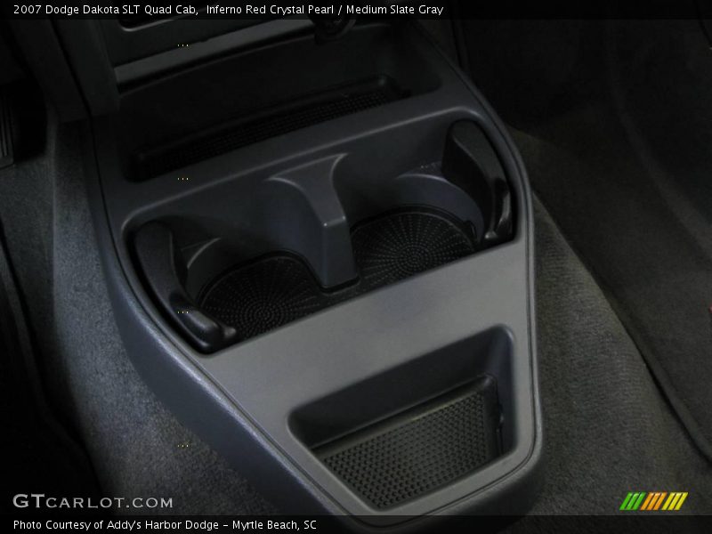 Inferno Red Crystal Pearl / Medium Slate Gray 2007 Dodge Dakota SLT Quad Cab