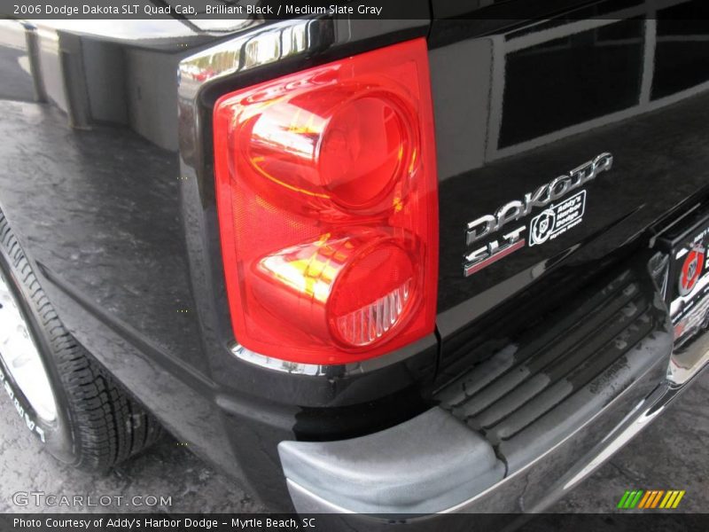 Brilliant Black / Medium Slate Gray 2006 Dodge Dakota SLT Quad Cab