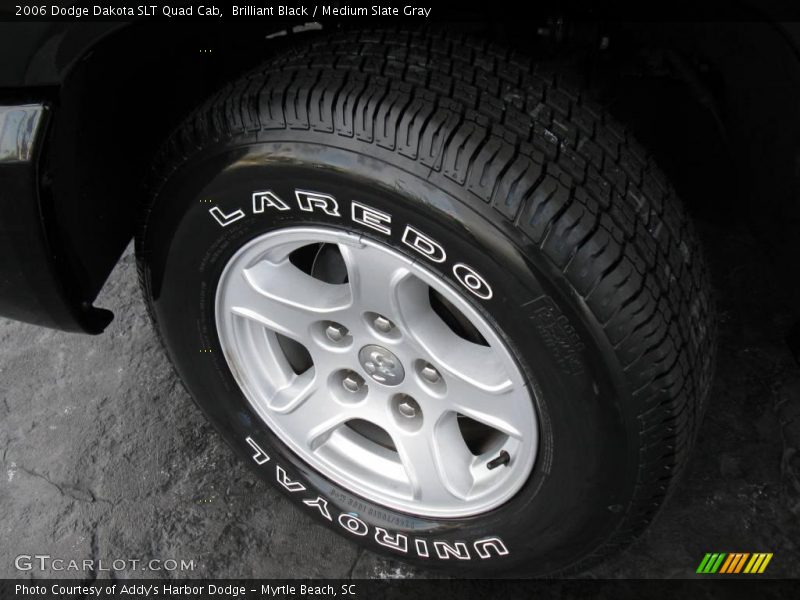 Brilliant Black / Medium Slate Gray 2006 Dodge Dakota SLT Quad Cab