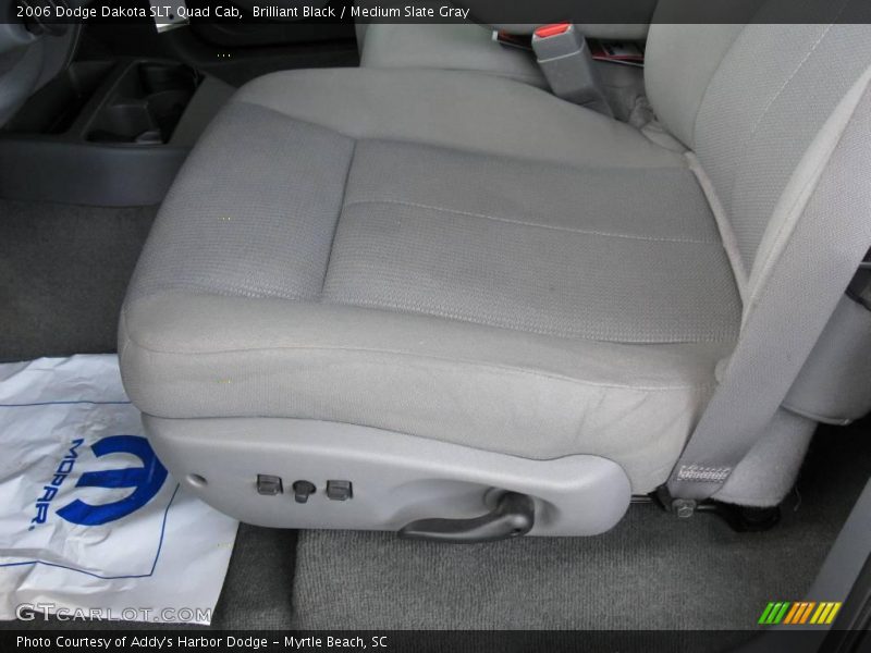 Brilliant Black / Medium Slate Gray 2006 Dodge Dakota SLT Quad Cab