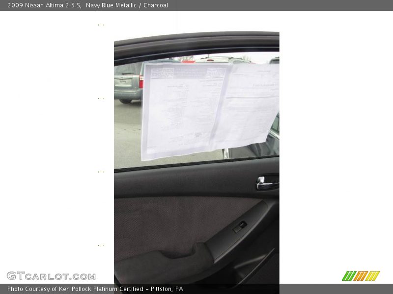 Navy Blue Metallic / Charcoal 2009 Nissan Altima 2.5 S