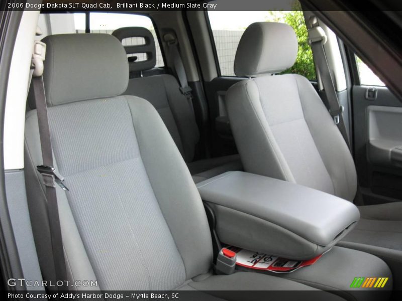 Brilliant Black / Medium Slate Gray 2006 Dodge Dakota SLT Quad Cab