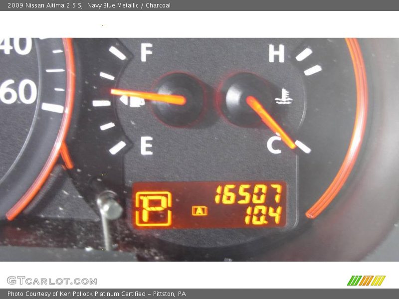 Navy Blue Metallic / Charcoal 2009 Nissan Altima 2.5 S