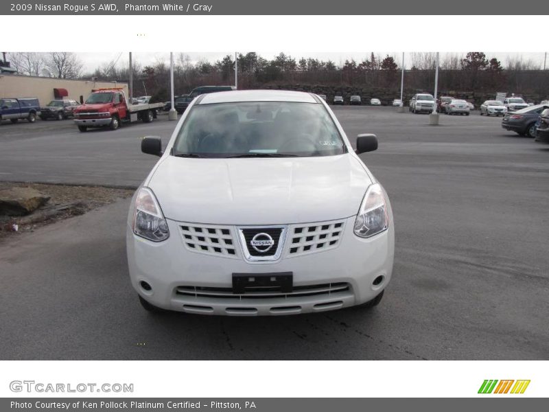 Phantom White / Gray 2009 Nissan Rogue S AWD