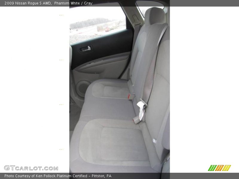 Phantom White / Gray 2009 Nissan Rogue S AWD