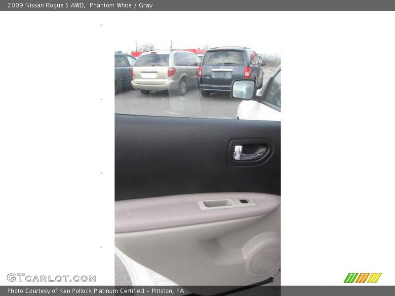 Phantom White / Gray 2009 Nissan Rogue S AWD