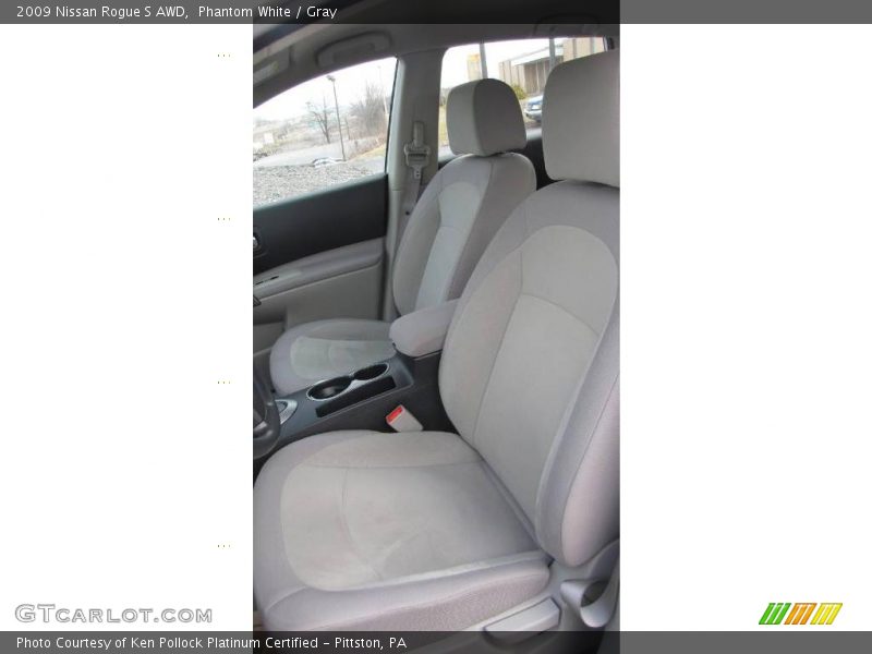 Phantom White / Gray 2009 Nissan Rogue S AWD