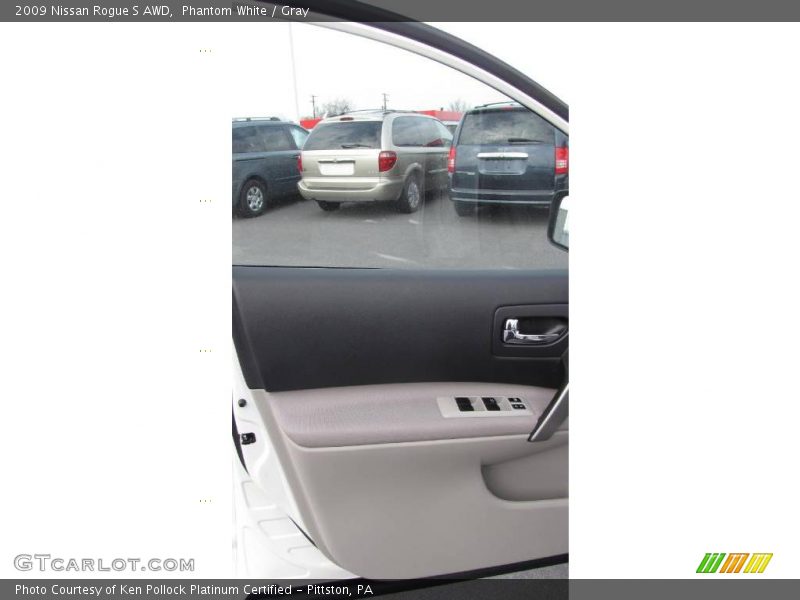 Phantom White / Gray 2009 Nissan Rogue S AWD
