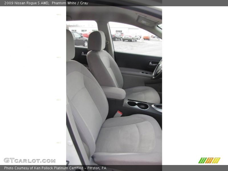Phantom White / Gray 2009 Nissan Rogue S AWD