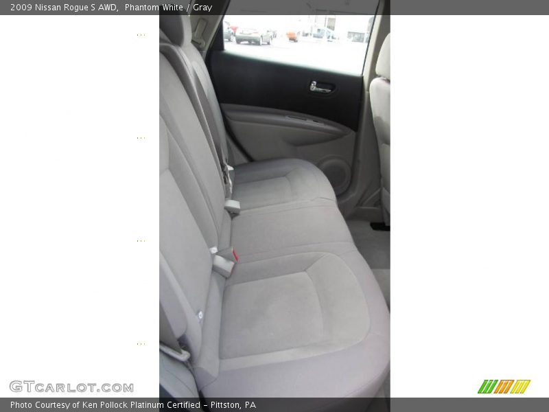 Phantom White / Gray 2009 Nissan Rogue S AWD