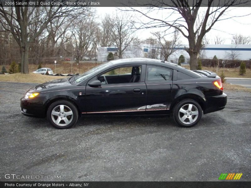 Black Onyx / Black 2006 Saturn ION 3 Quad Coupe