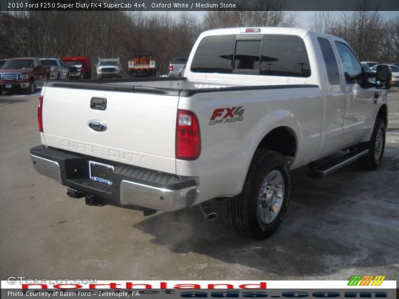 Oxford White / Medium Stone 2010 Ford F250 Super Duty FX4 SuperCab 4x4