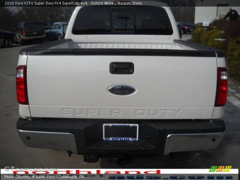 Oxford White / Medium Stone 2010 Ford F250 Super Duty FX4 SuperCab 4x4