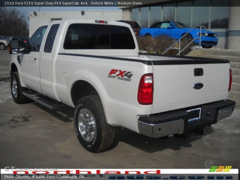 Oxford White / Medium Stone 2010 Ford F250 Super Duty FX4 SuperCab 4x4