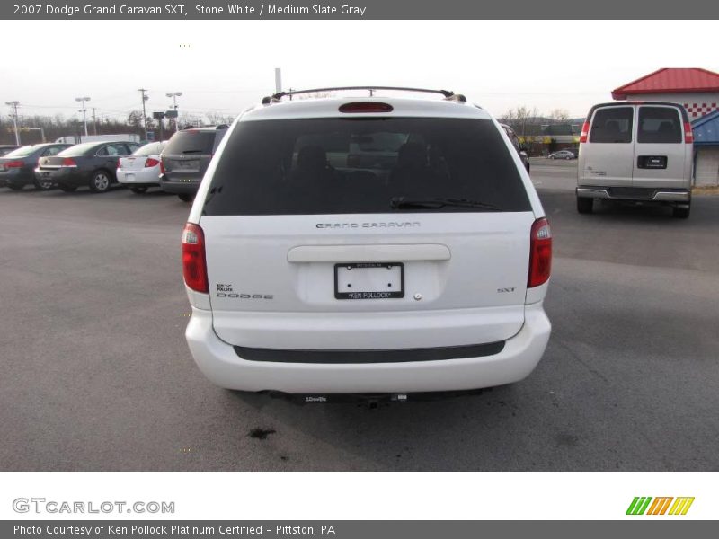 Stone White / Medium Slate Gray 2007 Dodge Grand Caravan SXT