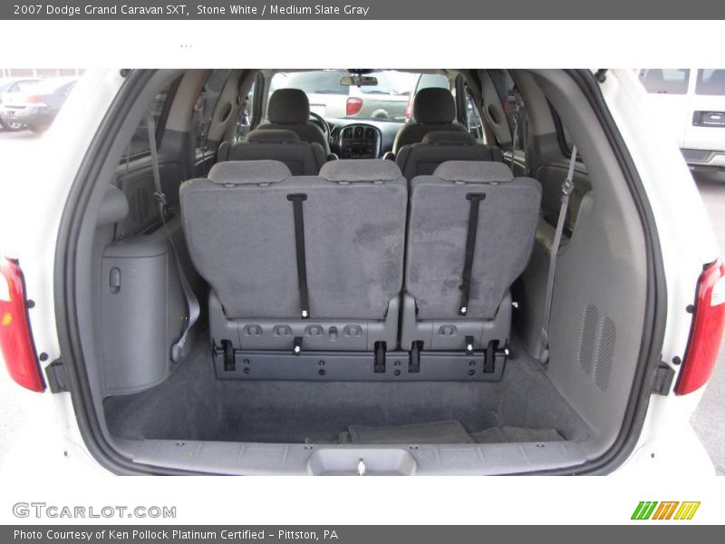 Stone White / Medium Slate Gray 2007 Dodge Grand Caravan SXT
