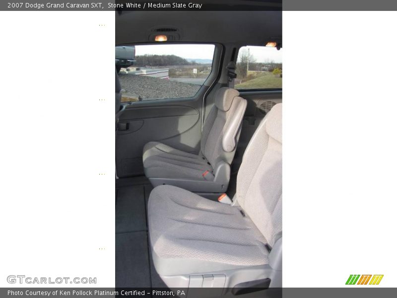 Stone White / Medium Slate Gray 2007 Dodge Grand Caravan SXT