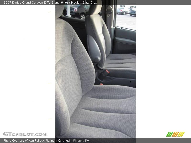 Stone White / Medium Slate Gray 2007 Dodge Grand Caravan SXT