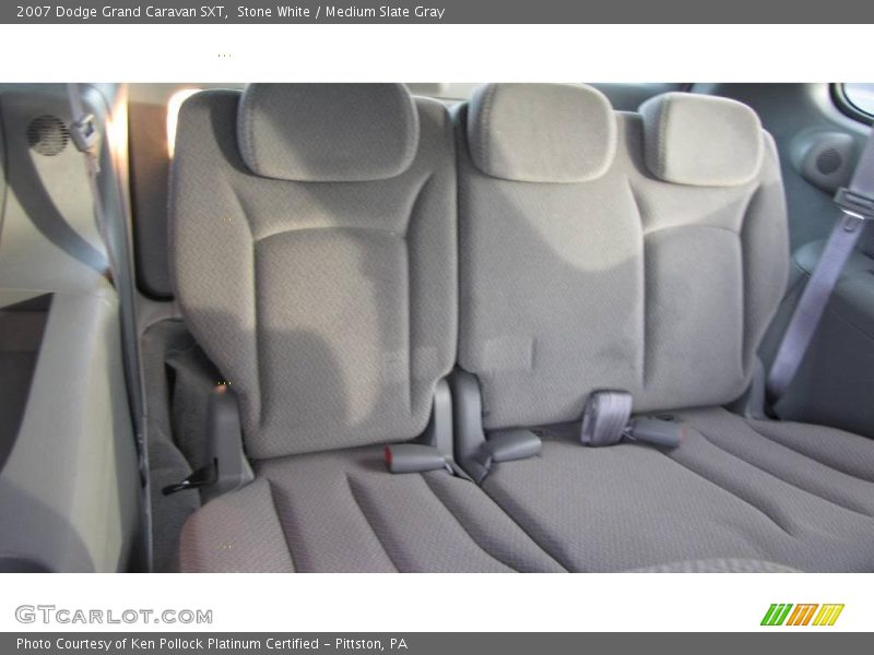 Stone White / Medium Slate Gray 2007 Dodge Grand Caravan SXT