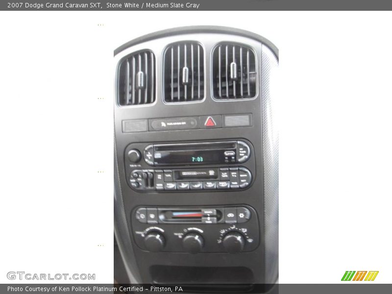 Stone White / Medium Slate Gray 2007 Dodge Grand Caravan SXT
