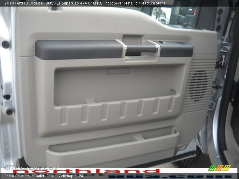 Ingot Silver Metallic / Medium Stone 2010 Ford F350 Super Duty XLT SuperCab 4x4 Chassis
