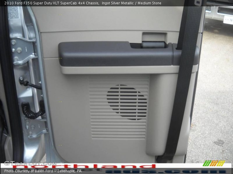 Ingot Silver Metallic / Medium Stone 2010 Ford F350 Super Duty XLT SuperCab 4x4 Chassis
