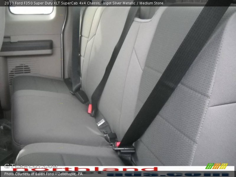 Ingot Silver Metallic / Medium Stone 2010 Ford F350 Super Duty XLT SuperCab 4x4 Chassis