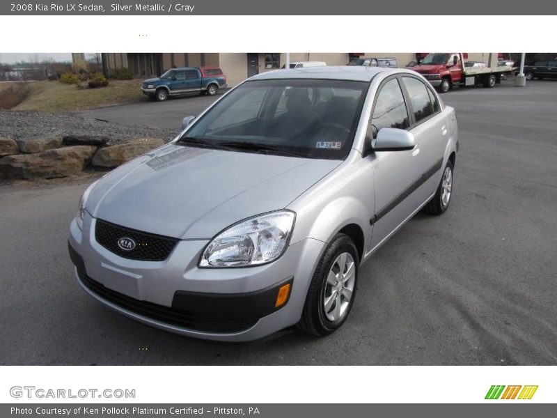 Silver Metallic / Gray 2008 Kia Rio LX Sedan