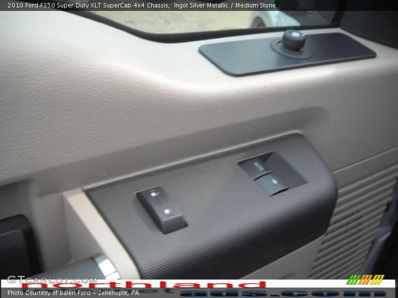 Ingot Silver Metallic / Medium Stone 2010 Ford F350 Super Duty XLT SuperCab 4x4 Chassis
