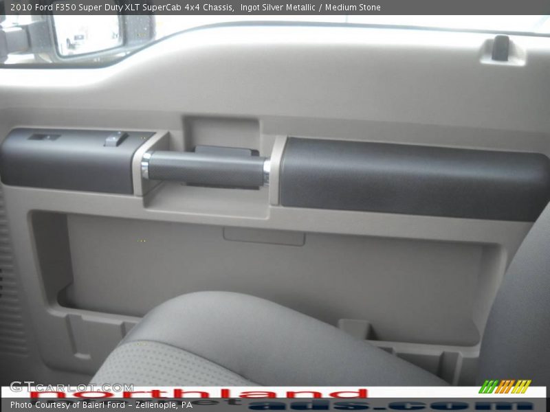 Ingot Silver Metallic / Medium Stone 2010 Ford F350 Super Duty XLT SuperCab 4x4 Chassis