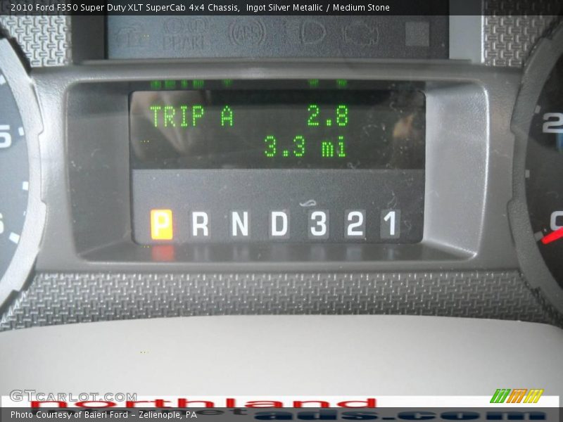 Ingot Silver Metallic / Medium Stone 2010 Ford F350 Super Duty XLT SuperCab 4x4 Chassis