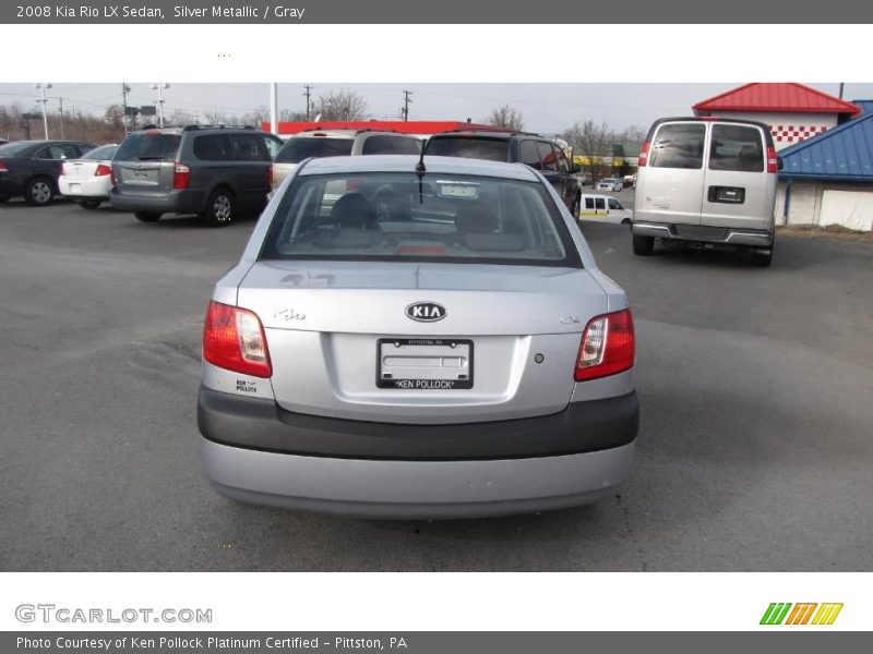 Silver Metallic / Gray 2008 Kia Rio LX Sedan