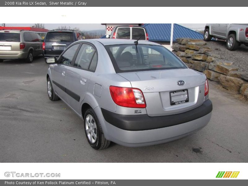 Silver Metallic / Gray 2008 Kia Rio LX Sedan