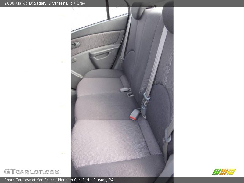 Silver Metallic / Gray 2008 Kia Rio LX Sedan