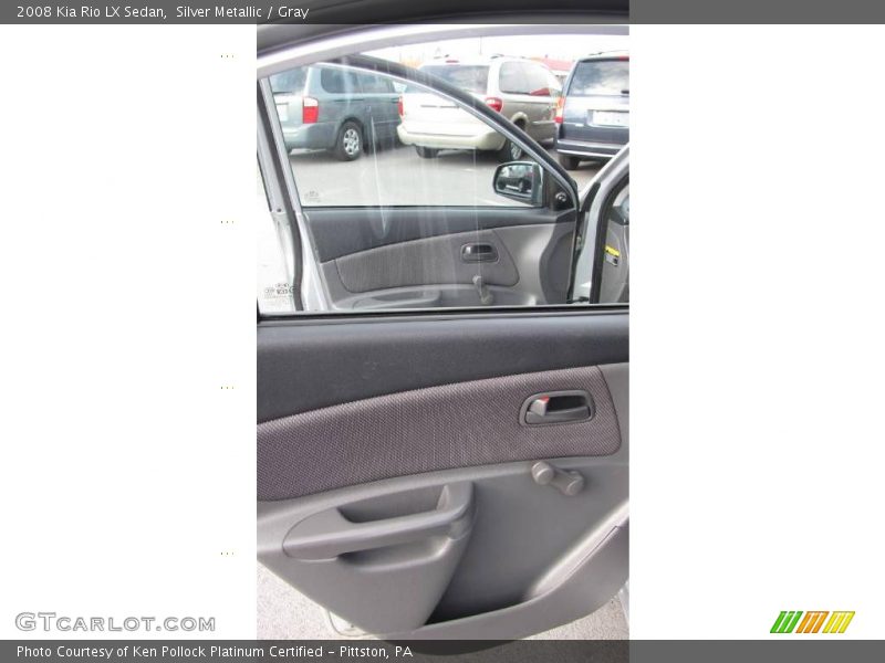 Silver Metallic / Gray 2008 Kia Rio LX Sedan