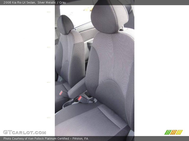 Silver Metallic / Gray 2008 Kia Rio LX Sedan