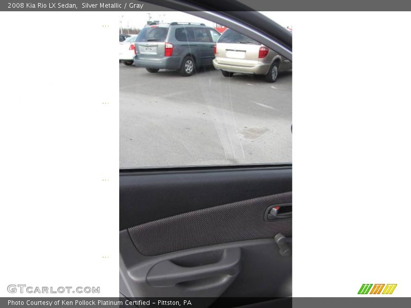 Silver Metallic / Gray 2008 Kia Rio LX Sedan