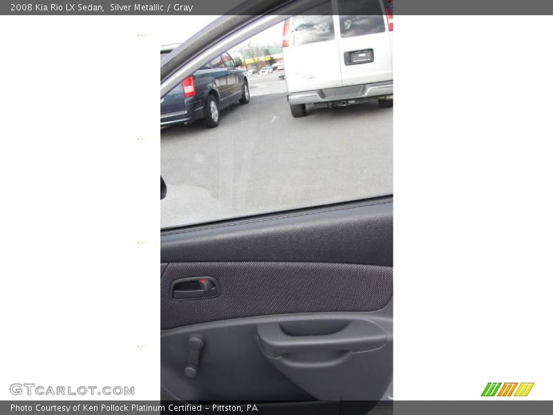 Silver Metallic / Gray 2008 Kia Rio LX Sedan