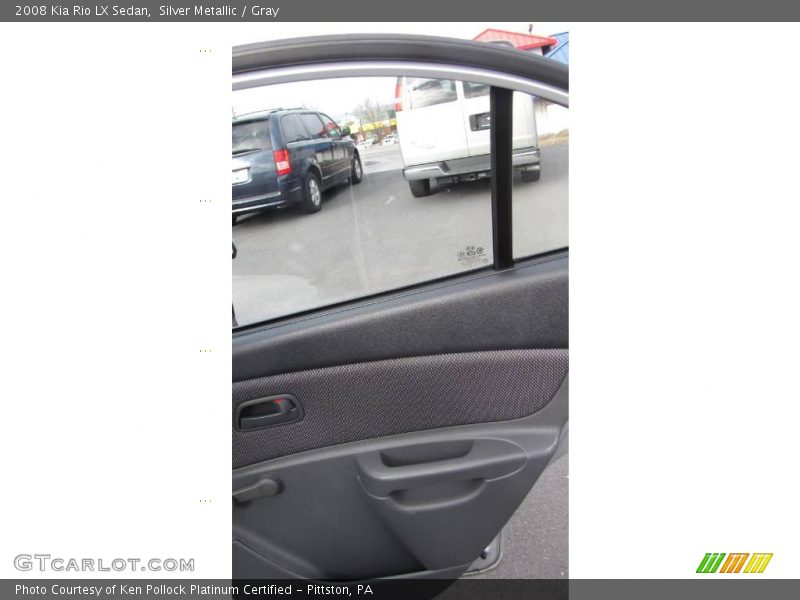 Silver Metallic / Gray 2008 Kia Rio LX Sedan