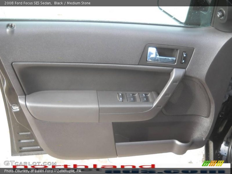 Black / Medium Stone 2008 Ford Focus SES Sedan