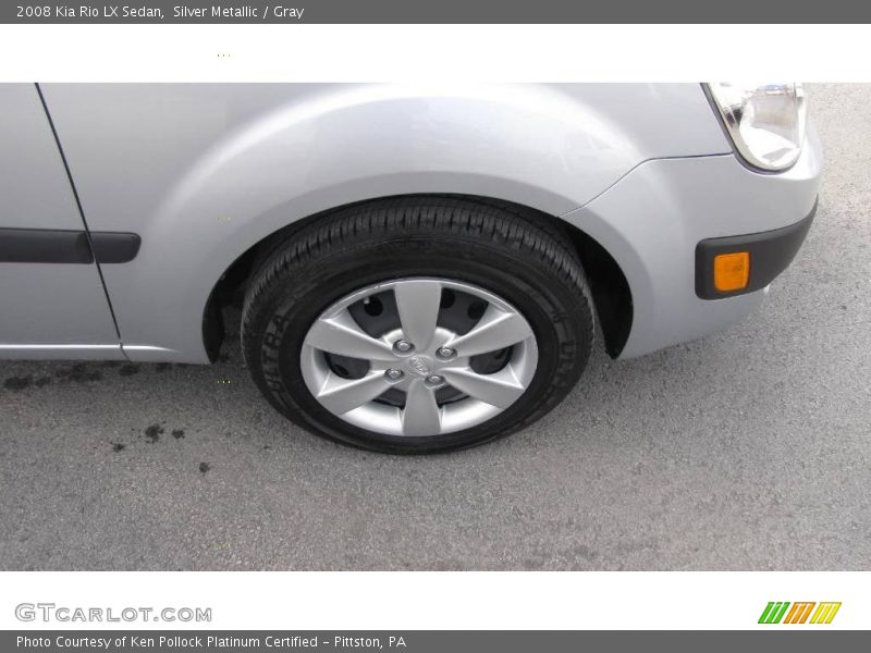 Silver Metallic / Gray 2008 Kia Rio LX Sedan
