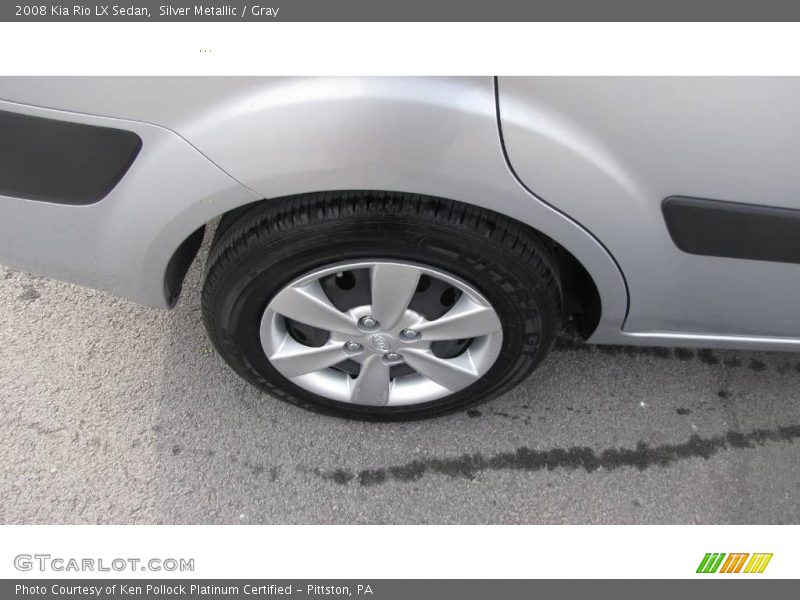 Silver Metallic / Gray 2008 Kia Rio LX Sedan