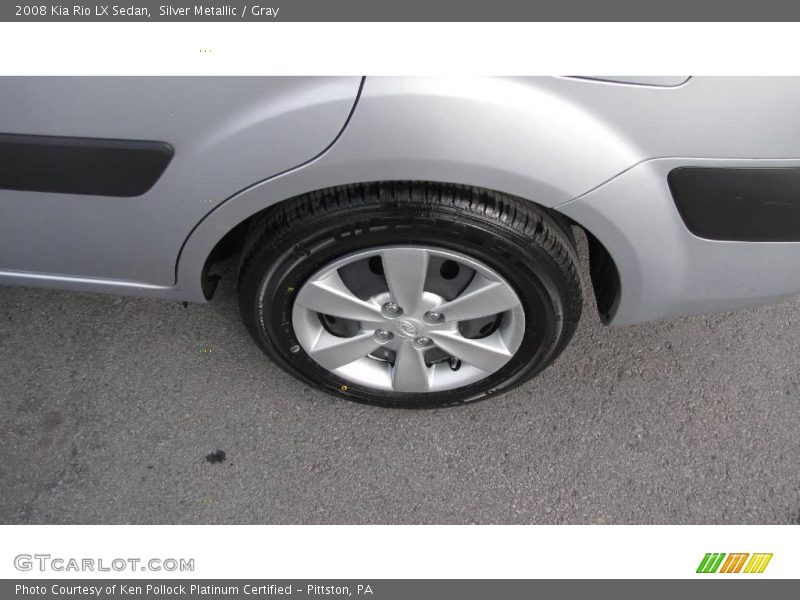 Silver Metallic / Gray 2008 Kia Rio LX Sedan