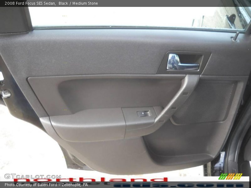 Black / Medium Stone 2008 Ford Focus SES Sedan
