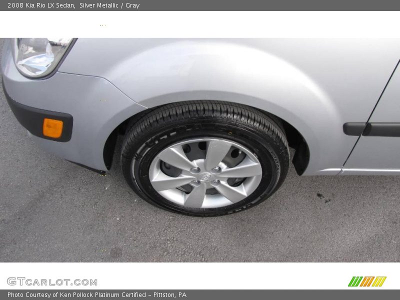 Silver Metallic / Gray 2008 Kia Rio LX Sedan