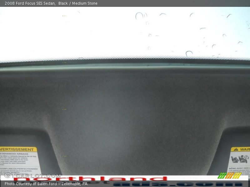 Black / Medium Stone 2008 Ford Focus SES Sedan