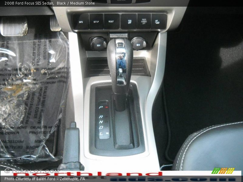 Black / Medium Stone 2008 Ford Focus SES Sedan