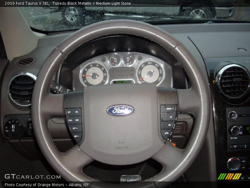 Tuxedo Black Metallic / Medium Light Stone 2009 Ford Taurus X SEL