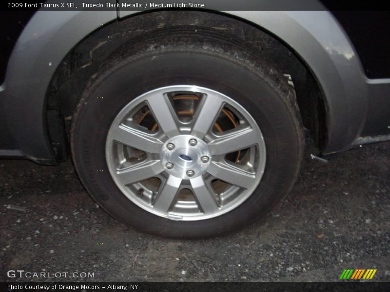 Tuxedo Black Metallic / Medium Light Stone 2009 Ford Taurus X SEL